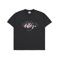Adlv Tee A Logo Monogram Emboss Embroidery Charcoal (100% Authentic)