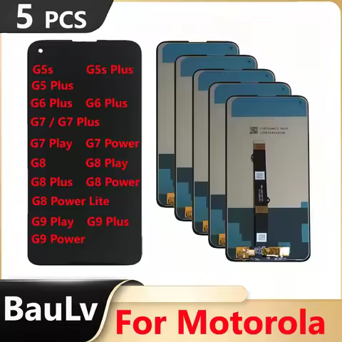 Wholesale 5 Pieces/Lot For Motorola Moto G5 G5s Plus LCD Display G6 Play Plus Touch Screen G7 G8 G9 