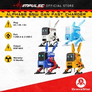 Gravastar Alpha 65W Fast Wall Charger (GaN 65w) Double-Device Charging 65w Faster Charging