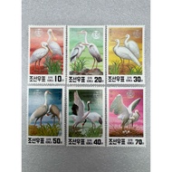 North Korean Stamps Bird Set Year 1991 Complete Of 6
