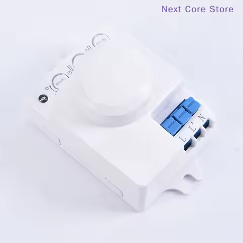 [NC]Microwave Sensor Switch 5.8ghz HF 220V LED 360 Degree Radar Motion Body Sensor[NC]