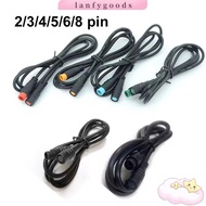 LANFYGOODSS M8 Waterproof Connector Wire, Male to Female Copper Electric Bicycle Ebike Wire, 2 3 4 5