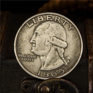 US Dollar Commemorative Coins Silver Coins 1865 Silver Round Collection Bronze Coins US Dollars Unit