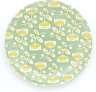 6824-33 Plate, Platter, Approx. 10.2 inches (26 cm), Green, Made in Japan