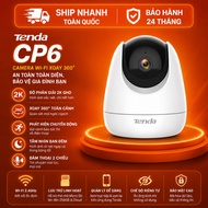 Tenda CP6 WiFi Camera 2MP 360 Degree AI Motion Tracking, 2-Way Talk