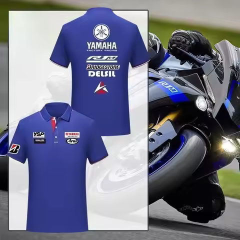 Yamaha R1M 2025 New Hot MotoGP Motorcycle Factory Team Cycling Suit Locomotive Custom Summer Outdoor