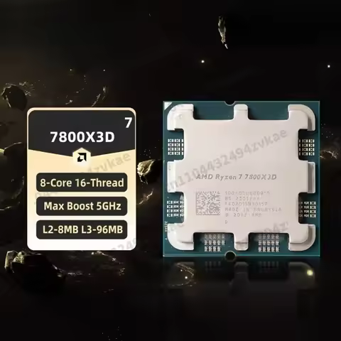 AMD Ryzen 7 7800X3D CPU Hot Sale R7 7800X3D Processor 5GHz 8-Core 16 Thread Socket AM5 Best Desktop 