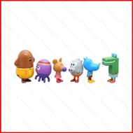 SQ1 6pcs Hey Duggee Action Figure Model Dolls Toys For Kid Home Decor Ornament Gift For Kids Collect