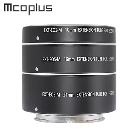 Mcoplus Auto Focus Macro Extension Tube Ring for Canon EOS EF-M Monut M6 M2 M3 M5 M50 M100 M200 Came