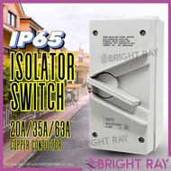 20A / 32A / 63A 3Phase Isolator Switch IP65 Industrial Switch 240V Suiz Kalis Air On Off Switch Wate