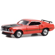 Greenlight 1/64 Ford Mustang Fastback 1969 Red Mustang Fastback Miniature Car [Imported]