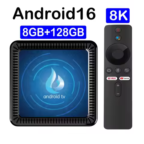 2026 New Q17 Smart TV Box Android 16 Allwinner H313 5G Wifi 64GB 128GB Rom Android16 Google Assistan