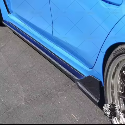 Dry Carbon Side Skirt For Civic FL5 Type R APR-Style Carbon Side Skirt Trim Bodykit For FL5 Side Spl