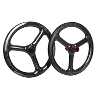 SILVEROCK Trispoke ชุดจานเบรก349 16in ล้อคาร์บอน3ซี่ล้อจักรยานพับได้36T สำหรับ FNHON GUST K3 PLUS K3