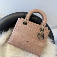 Dior 黛妃藕粉 手提包 肩背包