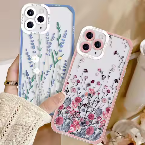 INS Flower Anime Scenery Case for Infinix Note 40 30 Pro Hot 30 30i Zero 30 4G Tecno Spark 10 20 Pro