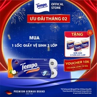 [ 1 LOT ] Tempo Toipa premium toilet paper - 3 layers, durable, safe for skin (Lot of 10 Rolls)