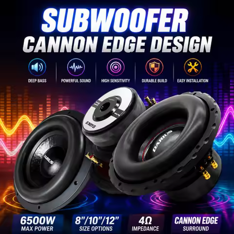 power processing capabilit high-power car subwoofer - single or double8-inch/10 inch/12 inch coil de