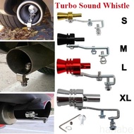 HANABE Universal Simulator Whistler Exhaust Turbo Whistle Pipe Sound Muffler Blow Off Valve Car Decoration, Red, S hanabe