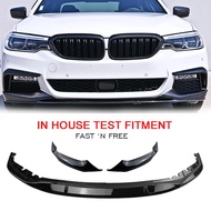 Car Front Bumper Spoiler Lip Lower Splitter For BMW G30 G31 5 Series 525i 530i 540i M-Tech M Sport