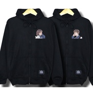 Couple zipper jacket 2 pcs thick couple zipper jacket/ boyfriend couple zipper jacket couple zipper 