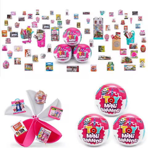 New 5 Surprise Mini Brands Series 2 Mystery Capsule Mini Brands Toys Miniature Toys Mystery Blind Bo