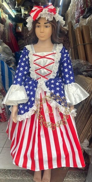 USA Girl - United Nation Costume with Hat