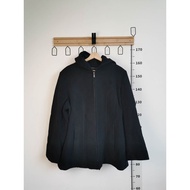 ASON KOLE Black Zip Coat with Hoodie