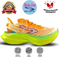 HIJAU 910 Nineten Geist ekiden pro orange mint green neon green marathon running shoes / Race