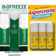 Aspercreme Lidocaine No-Mess Roll-On 2.5oz(like Salonpas but Roll On) | Biofreeze Pain Reliever, USA