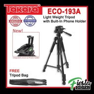 Takara Eco-193a Tripod + Tripod Bag, Strong, Sturdy
