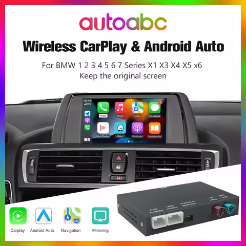 Wireless CarPlay Android Auto for BMW NBT/CIC System 1 2 3 4 5 6 7 Series X1 X3 X4 X5 X6 MINI E60 E8