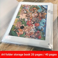 Japanese Version A4 Folder Storage Book Anime Japanese Animation Merchandise Folder Collection Folde