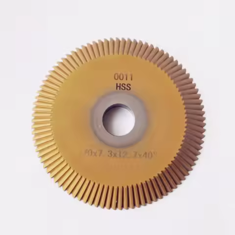 Raise 0011B Double Sided Milling Cutter 12.7mm Hole HSS Angular Cutter Key Cutting Machines Replacem