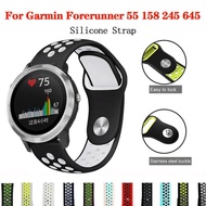 Watch Strap For Garmin Venu 2 Plus Vivoactive 3 Silicone Wristband Strap For Garmin  Forerunner 55 158 245 645 Watchband