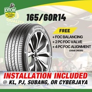 [Installation Provided] New Tyre 165/60R14