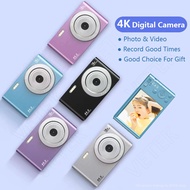 VETEK1 4K Digital Camera HD Camera Selfie Portable Digital Camera Portable Photography Mini Pocket C