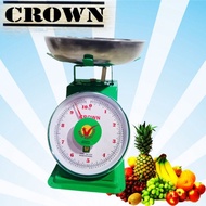 Timbangan Jarum / Timbangan Duduk Crown 20kg 15KG 10KG 5KG Stainless / Timbangan Buah / Kiloan Duduk