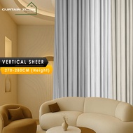 Curtain zoon - Sheer 4 Mix Curtain Window Ready Made Hook Eyelet (270cm-280cm)