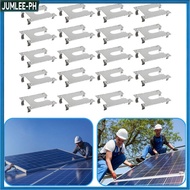 【1.19】 20X Earth Plate Grounding Clip Solar Panels PV Roof Fitting Stainless Steel