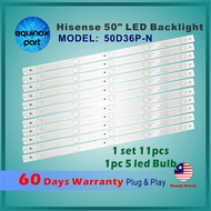 Hisense 50" 50D36P-N LED TV Backlight / Lampu TV