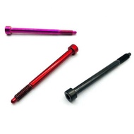 Gr5 TC4 Titanium Alloy Cylindrical Head Hexagon Socket Screw Color Titanium Screw