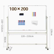 KF - 移動支架式磁性白板(100*200cm單白板+白色支架)