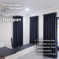 Imported blackout curtains with 7 waves to 10 waves