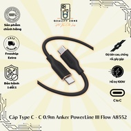 ANKER 643 Powerline III Flow USB-C to USB-C Charging Cable 100W Length 0.9m A8552
