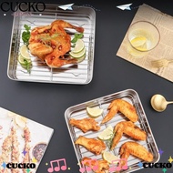 CUCKO BBQ Tray, Rectangle Bakeware Tools Baking Pan, High Quality 304 Stainless Steel Non-stick Cool