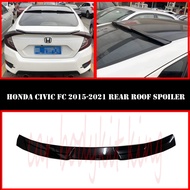 HONDA CIVIC FC FK7 2015-2021 V2 STYLE REAR ROOF SPOILER GLASS SPOILER ABS SKIRT LIP BODYKIT