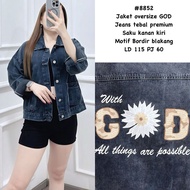 8850 - 8851 - 8852 oversized jeans jacket