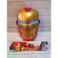 ORIGINAL Mainan Cosplay Anak Topeng Ironman Avengers Iron Man Mask with Light