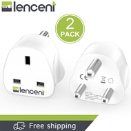 LENCENT 2 X Malaysia to South Africa Plug Adapter Grounded SA Travel Adapter Charger Converters for 